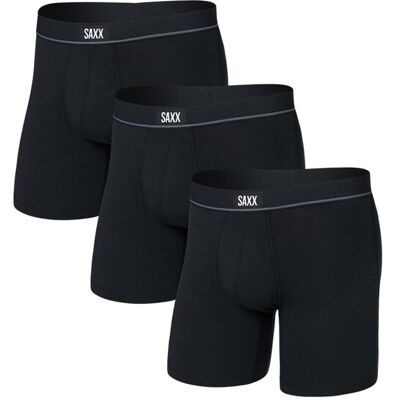 Saxx Essential Cotton BB Fly 3PK Black Bărbați - Lenjerie intimă Saxx - Negru - SXPP3EC-BLK-L - Size: L Negru L male Saxx Essential Cotton BB Fly 3PK Black Bărbați - Lenjerie intimă Saxx - Negru - SXPP3EC-BLK-L - Size: L Negru L male