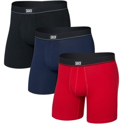 Saxx Essential Cotton BB Fly 3PK Multicolor SXPP3EC-RMB Bărbați - Lenjerie intimă Saxx - Multicolor - SXPP3EC-RMB-M - Size: M Multicolor M male Saxx Essential Cotton BB Fly 3PK Multicolor SXPP3EC-RMB Bărbați - Lenjerie intimă Saxx - Multicolor - SXPP3EC-RMB-M - Size: M Multicolor M male