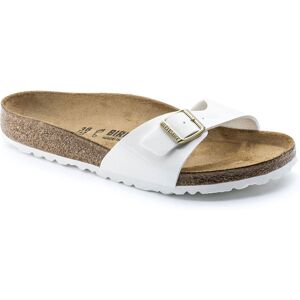 Birkenstock Madrid BS Patent White Narrow Fit Femei - Sandale Birkenstock - Alb - 1005310-5 - Size: 5 Alb 5 female Birkenstock Madrid BS Patent White Narrow Fit Femei - Sandale Birkenstock - Alb - 1005310-5 - Size: 5 Alb 5 female