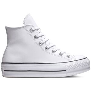 Converse Chuck Taylor All Star Platform Leather High-Top White Femei - Adidași Converse - Alb - 561676C-4.5 - Size: 4.5 Alb 4.5 female Converse Chuck Taylor All Star Platform Leather High-Top White Femei - Adidași Converse - Alb - 561676C-4.5 - Size: 4.5 Alb 4.5 female