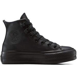 Converse Chuck Taylor All Star Lift Platform Leather Black Femei - Adidași Converse - Negru - A12969C-6 - Size: 6 Negru 6 female Converse Chuck Taylor All Star Lift Platform Leather Black Femei - Adidași Converse - Negru - A12969C-6 - Size: 6 Negru 6 female