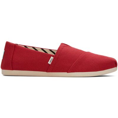 Toms Alpargata Recycled Cotton Canvas Wmn Red Femei - Adidași Toms - Roșu - 10017743-3.5 - Size: 3.5 Roșu 3.5 female Toms Alpargata Recycled Cotton Canvas Wmn Red Femei - Adidași Toms - Roșu - 10017743-3.5 - Size: 3.5 Roșu 3.5 female