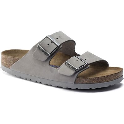 Birkenstock Arizona SFB Nubuck Leather Narrow Fit Unisex - Sandale Birkenstock - Gri - 1020973-3.5 - Size: 3.5 Gri 3.5 unisex Birkenstock Arizona SFB Nubuck Leather Narrow Fit Unisex - Sandale Birkenstock - Gri - 1020973-3.5 - Size: 3.5 Gri 3.5 unisex