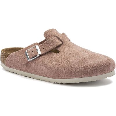 Birkenstock Boston BS Suede Leather Narrow Fit Pink Femei - Sandale Birkenstock - Roz - 1023263-7 - Size: 7 Roz 7 female Birkenstock Boston BS Suede Leather Narrow Fit Pink Femei - Sandale Birkenstock - Roz - 1023263-7 - Size: 7 Roz 7 female