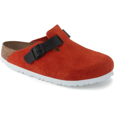 Birkenstock Boston BS Regular Fit Red Unisex - Sandale Birkenstock - Roșu - 1025952-8 - Size: 8 Roșu 8 unisex Birkenstock Boston BS Regular Fit Red Unisex - Sandale Birkenstock - Roșu - 1025952-8 - Size: 8 Roșu 8 unisex