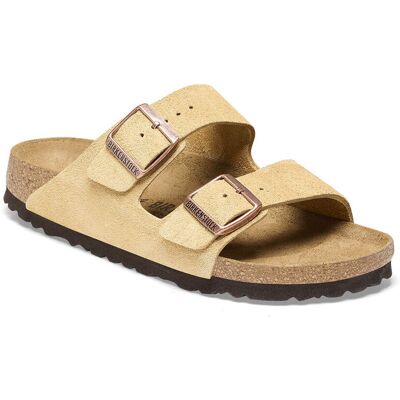 Birkenstock Arizona Suede Leather Latte Cream Regular Fit Femei - Sandale Birkenstock - Maro deschis - 1026190-7.5 - Size: 7.5 Maro deschis 7.5 female Birkenstock Arizona Suede Leather Latte Cream Regular Fit Femei - Sandale Birkenstock - Maro deschis - 1026190-7.5 - Size: 7.5 Maro deschis 7.5 female