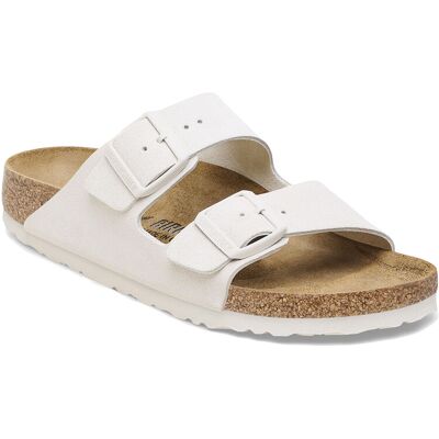 Birkenstock Arizona Suede Leather Regular Fit White Femei - Sandale Birkenstock - Alb - 1026817-10.5 - Size: 10.5 Alb 10.5 female Birkenstock Arizona Suede Leather Regular Fit White Femei - Sandale Birkenstock - Alb - 1026817-10.5 - Size: 10.5 Alb 10.5 female