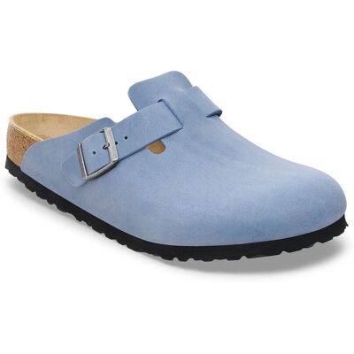 Birkenstock Boston Natural Leather Oiled Regular Fit Unisex - Sandale Birkenstock - Albastru - 1028225-7 - Size: 7 Albastru 7 unisex Birkenstock Boston Natural Leather Oiled Regular Fit Unisex - Sandale Birkenstock - Albastru - 1028225-7 - Size: 7 Albastru 7 unisex