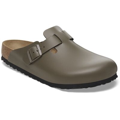 Birkenstock Boston Natural Leather Narrow Fit Grey Femei - Sandale Birkenstock - Gri - 1029156-4.5 - Size: 4.5 Gri 4.5 female Birkenstock Boston Natural Leather Narrow Fit Grey Femei - Sandale Birkenstock - Gri - 1029156-4.5 - Size: 4.5 Gri 4.5 female