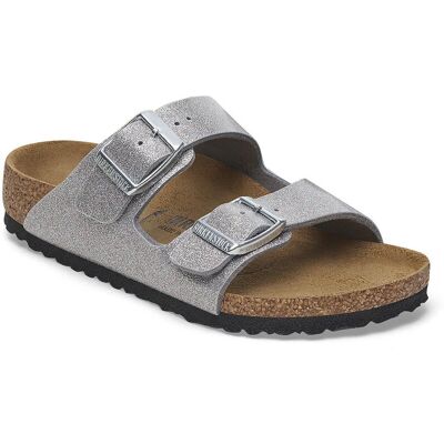 Birkenstock Arizona Kids BS Birko-Flor Narrow Fit Femei,Copii - Sandale Birkenstock - Silver - 1029468-5.5 - Size: 5.5 Silver 5.5 unisex Birkenstock Arizona Kids BS Birko-Flor Narrow Fit Femei,Copii - Sandale Birkenstock - Silver - 1029468-5.5 - Size: 5.5 Silver 5.5 unisex