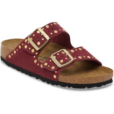 Birkenstock Arizona Rivet Suede Leather Regular Fit Burgundy Femei - Sandale Birkenstock - Burgund - 1030329-7.5 - Size: 7.5 Burgund 7.5 female Birkenstock Arizona Rivet Suede Leather Regular Fit Burgundy Femei - Sandale Birkenstock - Burgund - 1030329-7.5 - Size: 7.5 Burgund 7.5 female