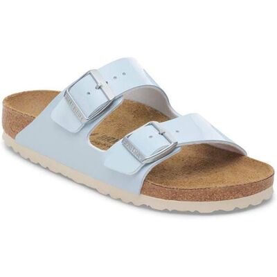 Birkenstock Arizona Birko-Flor Patent Narrow Fit Blue Femei - Sandale Birkenstock - Albastru - 1030455-5 - Size: 5 Albastru 5 female Birkenstock Arizona Birko-Flor Patent Narrow Fit Blue Femei - Sandale Birkenstock - Albastru - 1030455-5 - Size: 5 Albastru 5 female
