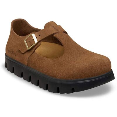 Birkenstock Paris Chunky Suede Leather Narrow Fit Dark Tea Femei - Sandale Birkenstock - Maro - 1031231-5 - Size: 5 Maro 5 female Birkenstock Paris Chunky Suede Leather Narrow Fit Dark Tea Femei - Sandale Birkenstock - Maro - 1031231-5 - Size: 5 Maro 5 female