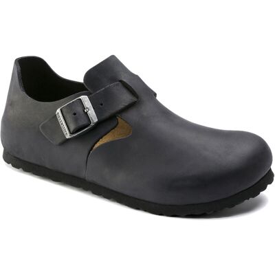 Birkenstock London Oiled Leather Narrow Fit Black Femei - Sandale Birkenstock - Negru - 166543-2.5 - Size: 2.5 Negru 2.5 female Birkenstock London Oiled Leather Narrow Fit Black Femei - Sandale Birkenstock - Negru - 166543-2.5 - Size: 2.5 Negru 2.5 female