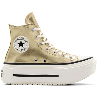 Converse Chuck Taylor All Star Lift Double Stack Metallic Gold Femei - Adidași Converse - Gold - A15164C-4.5 - Size: 4.5 Gold 4.5 female Converse Chuck Taylor All Star Lift Double Stack Metallic Gold Femei - Adidași Converse - Gold - A15164C-4.5 - Size: 4.5 Gold 4.5 female