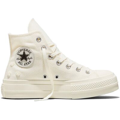 Converse Chuck Taylor All Star Lift Platform Beads Femei - Adidași Converse - Off-white - A16107C-5 - Size: 5 Off-white 5 female Converse Chuck Taylor All Star Lift Platform Beads Femei - Adidași Converse - Off-white - A16107C-5 - Size: 5 Off-white 5 female