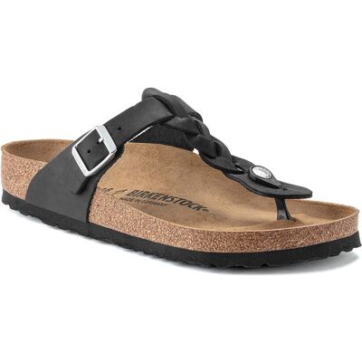 Birkenstock Gizeh Oiled Leather Black Narrow Fit Femei - Sandale Birkenstock - Negru - 1021360-3.5 - Size: 3.5 Negru 3.5 female Birkenstock Gizeh Oiled Leather Black Narrow Fit Femei - Sandale Birkenstock - Negru - 1021360-3.5 - Size: 3.5 Negru 3.5 female