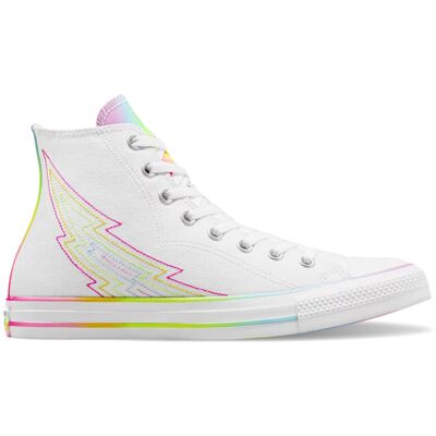 Converse Chuck Taylor All Star Pride White A10216C Femei - Adidași Converse - Alb - A10216C-7.5 - Size: 7.5 Alb 7.5 female Converse Chuck Taylor All Star Pride White A10216C Femei - Adidași Converse - Alb - A10216C-7.5 - Size: 7.5 Alb 7.5 female