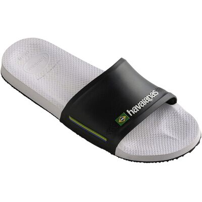 Havaianas Slide Brasil White/Black Unisex - Sandale Havaianas - Gri - H4142616-0128-BRA-35/36 - Size: BRA-35/36 Gri BRA-35/36 unisex Havaianas Slide Brasil White/Black Unisex - Sandale Havaianas - Gri - H4142616-0128-BRA-35/36 - Size: BRA-35/36 Gri BRA-35/36 unisex