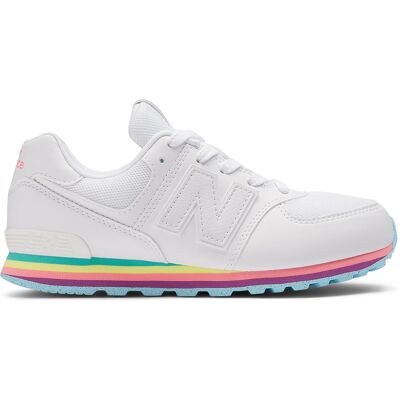 New Balance GC574KIJ Femei,Copii - Adidași New Balance - Alb - GC574KIJ-4.5 - Size: 4.5 Alb 4.5 unisex New Balance GC574KIJ Femei,Copii - Adidași New Balance - Alb - GC574KIJ-4.5 - Size: 4.5 Alb 4.5 unisex