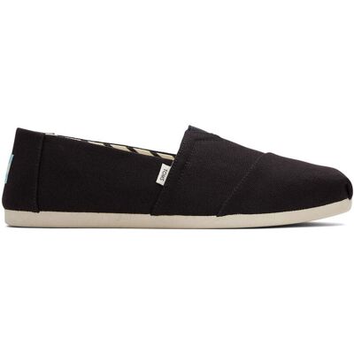 Toms Alpargata BLack Recycled Cotton Canvas Bărbați - Adidași Toms - Negru - 10017676-12 - Size: 12 Negru 12 male Toms Alpargata BLack Recycled Cotton Canvas Bărbați - Adidași Toms - Negru - 10017676-12 - Size: 12 Negru 12 male