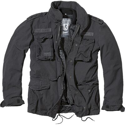 sacou de iarnă bărbați - M65 Giant Black - BRANDIT - 3101-black S sacou de iarnă bărbați - M65 Giant Black - BRANDIT - 3101-black S