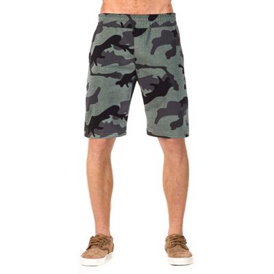 Pantaloni bărbătești scurți HORSEFEATHERS - FINN - Olive Camo XL Pantaloni bărbătești scurți HORSEFEATHERS - FINN - Olive Camo XL