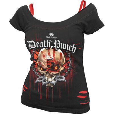 tricou stil metal femei Five Finger Death Punch - Five Finger Death Punch - SPIRAL - G221F711 XL tricou stil metal femei Five Finger Death Punch - Five Finger Death Punch - SPIRAL - G221F711 XL