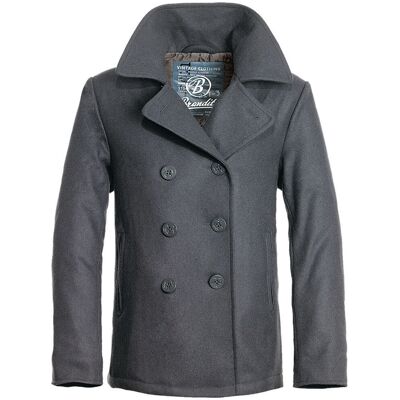 haina bărbătească iarnă Brandit - Haina de mazăre - Antracit 3XL haina bărbătească iarnă Brandit - Haina de mazăre - Antracit 3XL