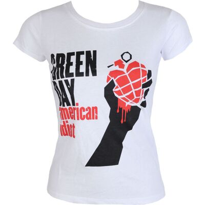 tricou stil metal femei Green Day - American Idiot - ROCK OFF - GDTSW12LW L tricou stil metal femei Green Day - American Idiot - ROCK OFF - GDTSW12LW L