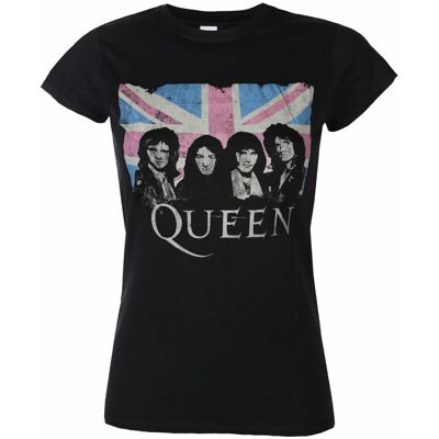 tricou stil metal femei Queen - Packaged Union Jack - ROCK OFF - QUTSP12LB L tricou stil metal femei Queen - Packaged Union Jack - ROCK OFF - QUTSP12LB L
