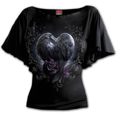 tricou femei - RAVEN HEART - SPIRAL - D085F719 L tricou femei - RAVEN HEART - SPIRAL - D085F719 L
