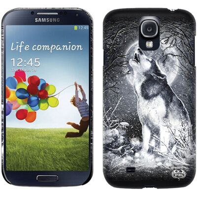 Husă White Wolf Spiral pentru Galaxy S4 Husă White Wolf Spiral pentru Galaxy S4