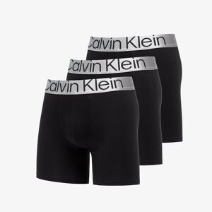 Calvin Klein Ckr Steel Cotton Boxer Brief 3-Pack Black Negru L male