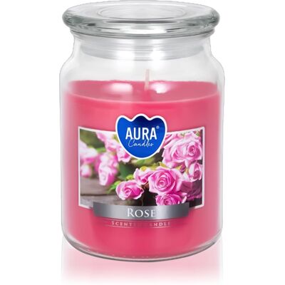BISPOL Premium Line Rose lumânare parfumată 500 g BISPOL Premium Line Rose lumânare parfumată 500 g