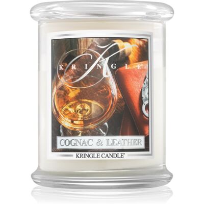 Kringle Candle Brandy & Leather lumânare parfumată 411 g Kringle Candle Brandy & Leather lumânare parfumată 411 g