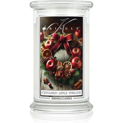 Kringle Candle Cinnamon Apple Wreath lumânare parfumată 623 g Kringle Candle Cinnamon Apple Wreath lumânare parfumată 623 g