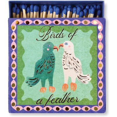 Paddywax Square Birds of a Feather chibrituri 125 buc Paddywax Square Birds of a Feather chibrituri 125 buc