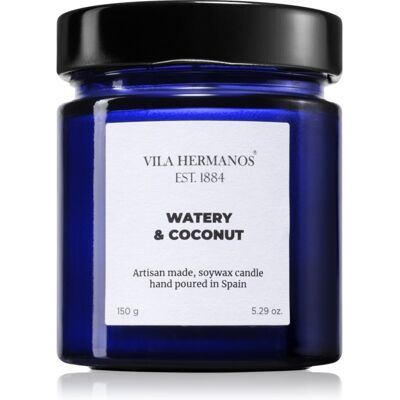 Vila Hermanos Apothecary Cobalt Blue Watery & Coconut lumânare parfumată 150 g Vila Hermanos Apothecary Cobalt Blue Watery & Coconut lumânare parfumată 150 g