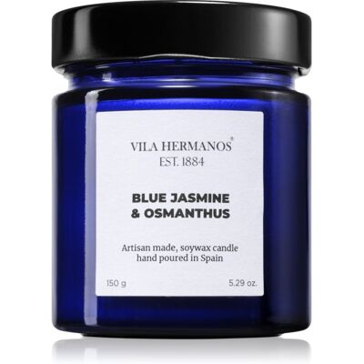 Vila Hermanos Apothecary Cobalt Blue Blue Jasmine & Osmanthus lumânare parfumată 150 g Vila Hermanos Apothecary Cobalt Blue Blue Jasmine & Osmanthus lumânare parfumată 150 g