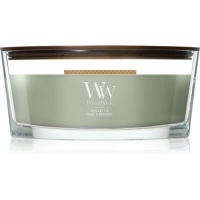 Woodwick Verdant Fig lumânare parfumată cu fitil din lemn 453.6 g Woodwick Verdant Fig lumânare parfumată cu fitil din lemn 453.6 g