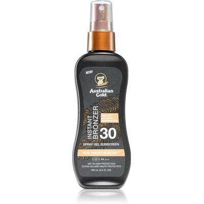 Australian Gold Instant Bronzer tratament pentru protectie solara cu efect autobronzant SPF 30 100 ml Australian Gold Instant Bronzer tratament pentru protectie solara cu efect autobronzant SPF 30 100 ml