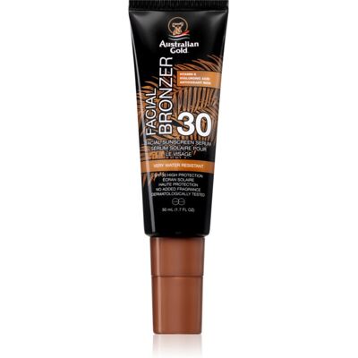 Australian Gold Facial Bronzer ser cu efect autobronzant SPF 30 50 ml Australian Gold Facial Bronzer ser cu efect autobronzant SPF 30 50 ml