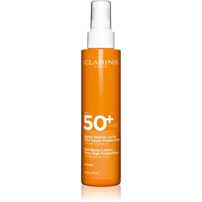 Clarins Sun Care Spray Lotion spray solar corp si fata SPF 50+ 150 ml Clarins Sun Care Spray Lotion spray solar corp si fata SPF 50+ 150 ml