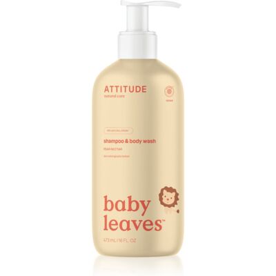 Attitude Baby Leaves Pear Nectar 2 in 1 gel de dus si sampon pentru copii 473 ml Attitude Baby Leaves Pear Nectar 2 in 1 gel de dus si sampon pentru copii 473 ml
