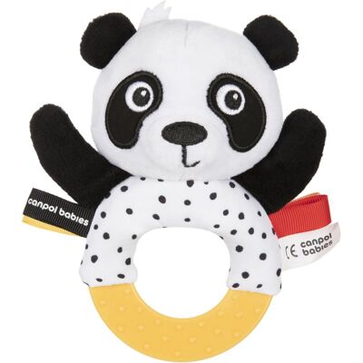 Canpol babies BabiesBoo Teether and Rattle jucărie pentru dentiție cu zornăitoare 1 buc Canpol babies BabiesBoo Teether and Rattle jucărie pentru dentiție cu zornăitoare 1 buc