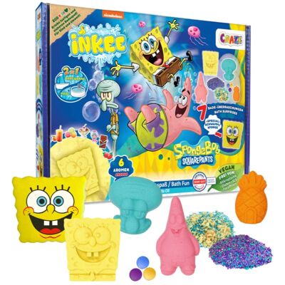 Craze SpongeBob Gift Box Bombe efervescente de baie în ambalaj cadou Craze SpongeBob Gift Box Bombe efervescente de baie în ambalaj cadou