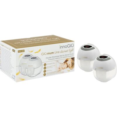 innoGIO GIOmum Line Discreet Light Double pompă de sân 1 buc innoGIO GIOmum Line Discreet Light Double pompă de sân 1 buc