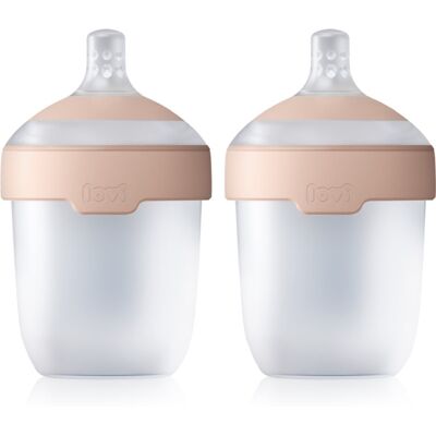 LOVI Mammafeel Bottle 150ml biberon pentru sugari 0 m+ 2x150 ml LOVI Mammafeel Bottle 150ml biberon pentru sugari 0 m+ 2x150 ml