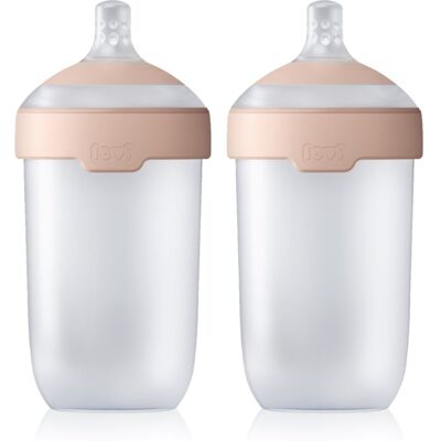 LOVI Mammafeel Bottle 250ml biberon pentru sugari 3 m+ 2x250 ml LOVI Mammafeel Bottle 250ml biberon pentru sugari 3 m+ 2x250 ml